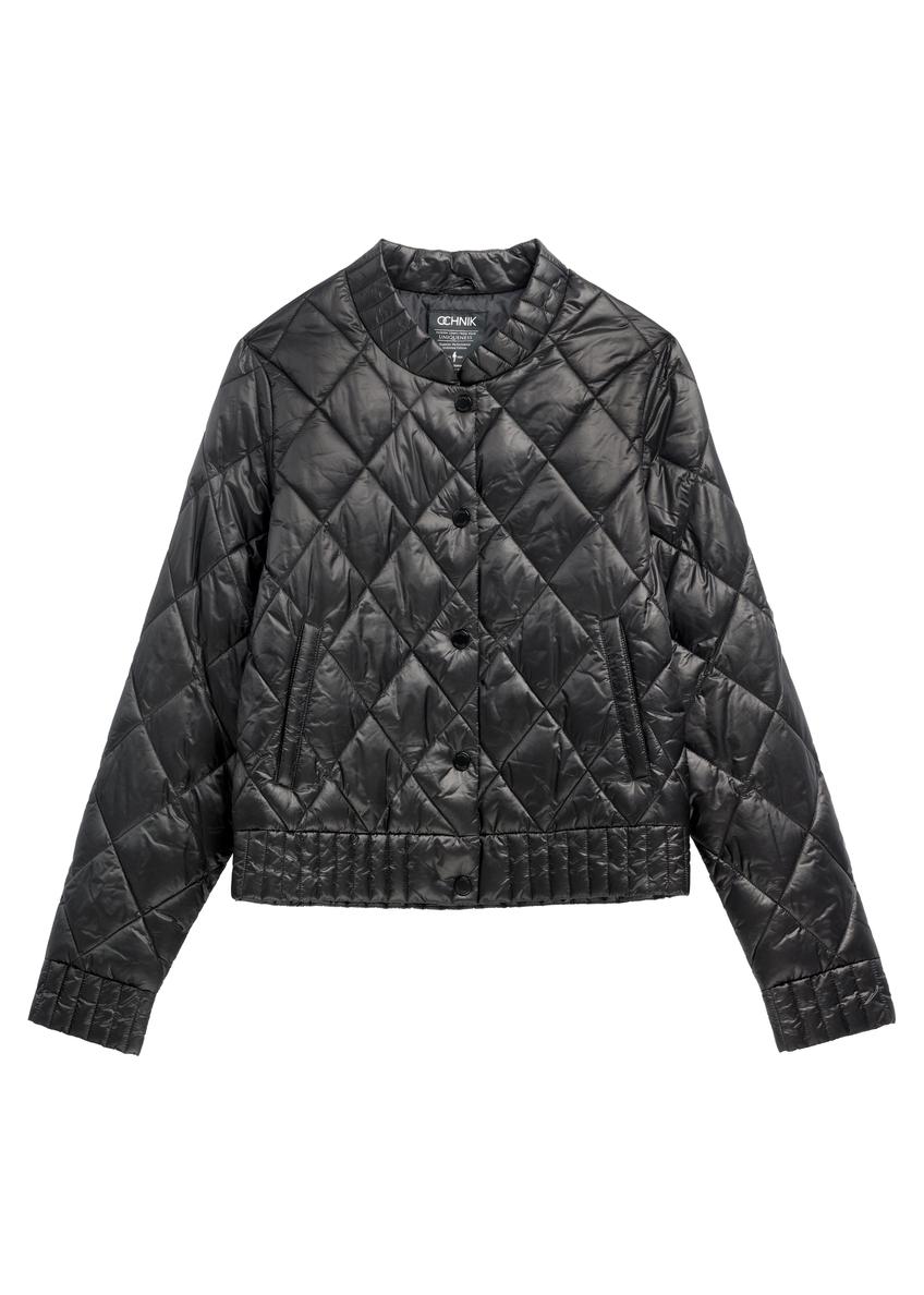 Жіноча демісезонна куртка чорного кольору KURDT-0564A-99(W26)