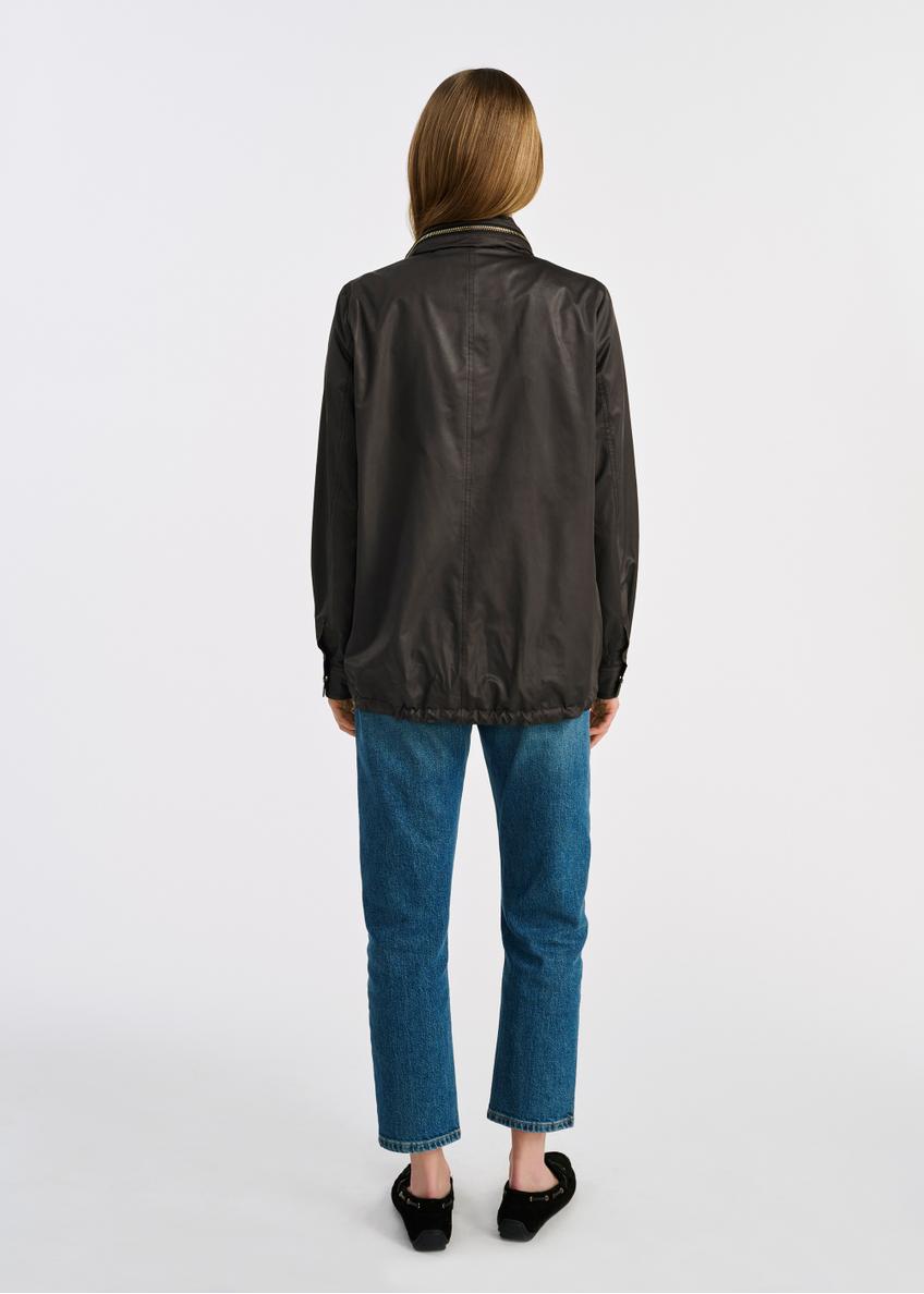 Чорна демісезонна жіноча куртка KURDT-0558-99(W25)