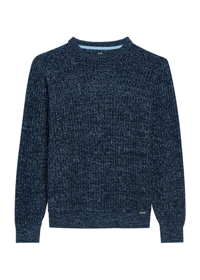 Темно-синій чоловічий светр SWEMT-0183-68(Z25)