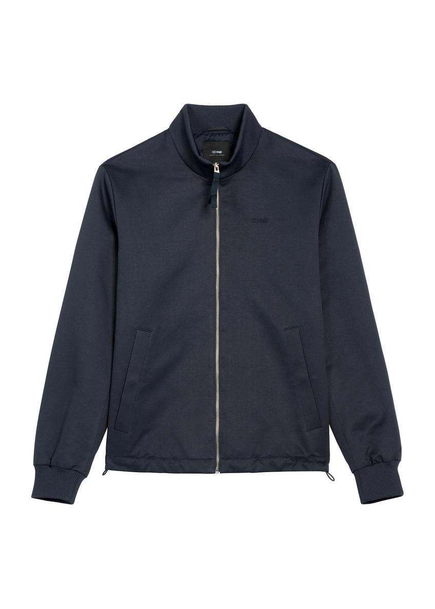 Темно-синя міжсезонна чоловіча куртка KURMT-0404-7D(W26)