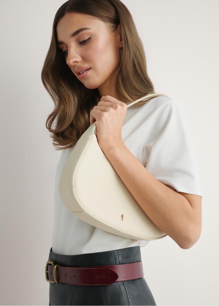 Шкіряна сумка світло-жовтого кольору TORES-1288-2A(W26)