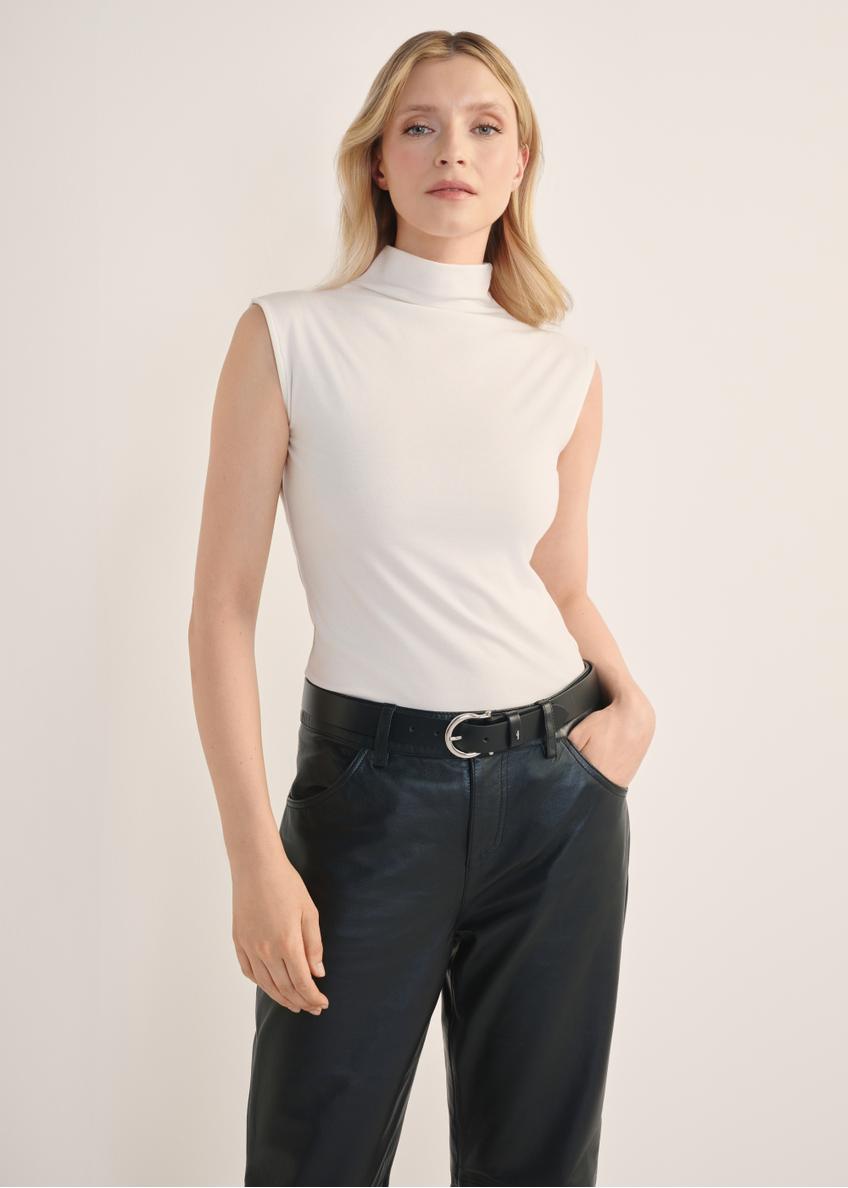 Кремова жіноча блузка BLUDT-0193-12(Z25)