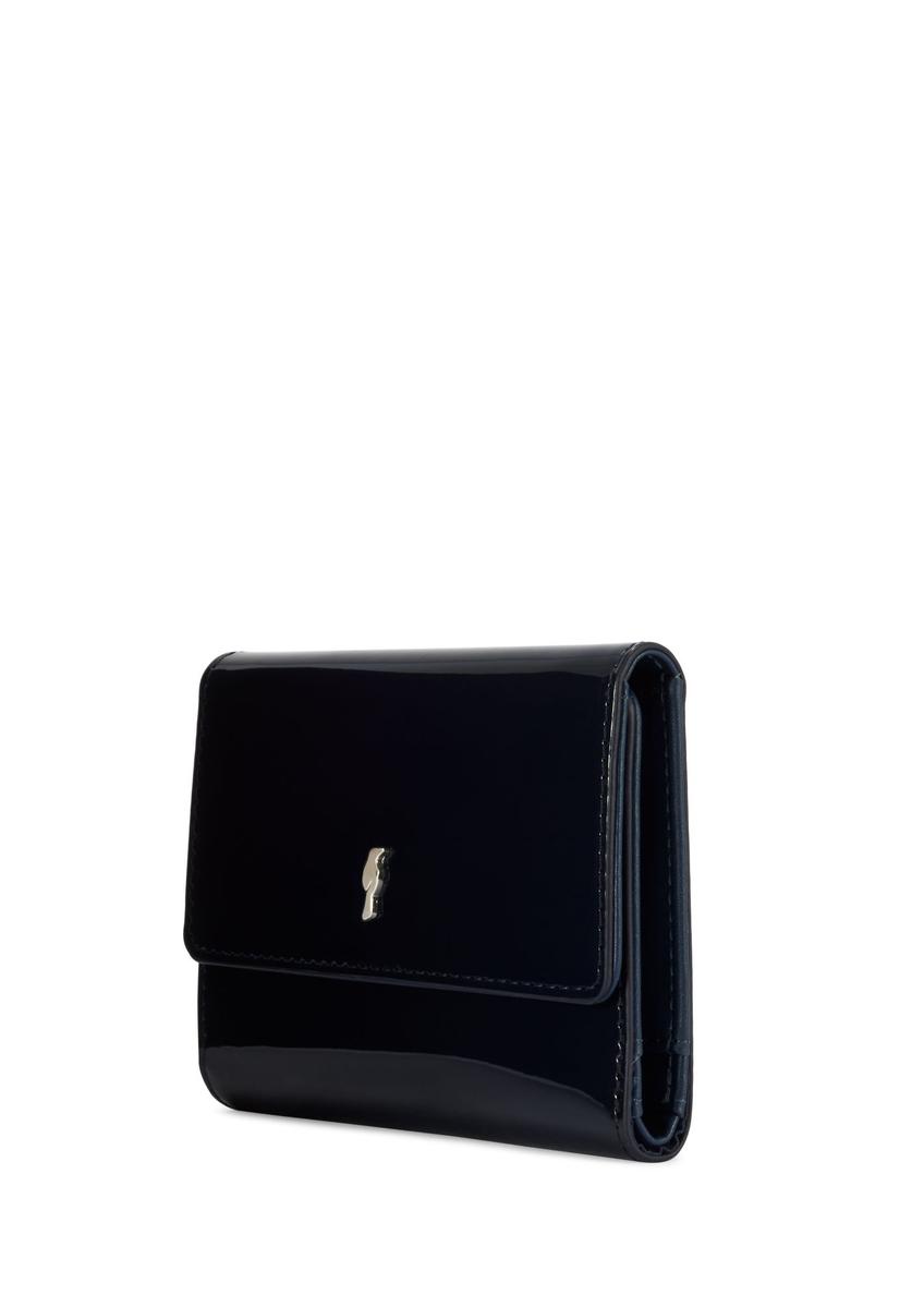 Granatowy średni portfel damski POREC-0419-69(Z25)