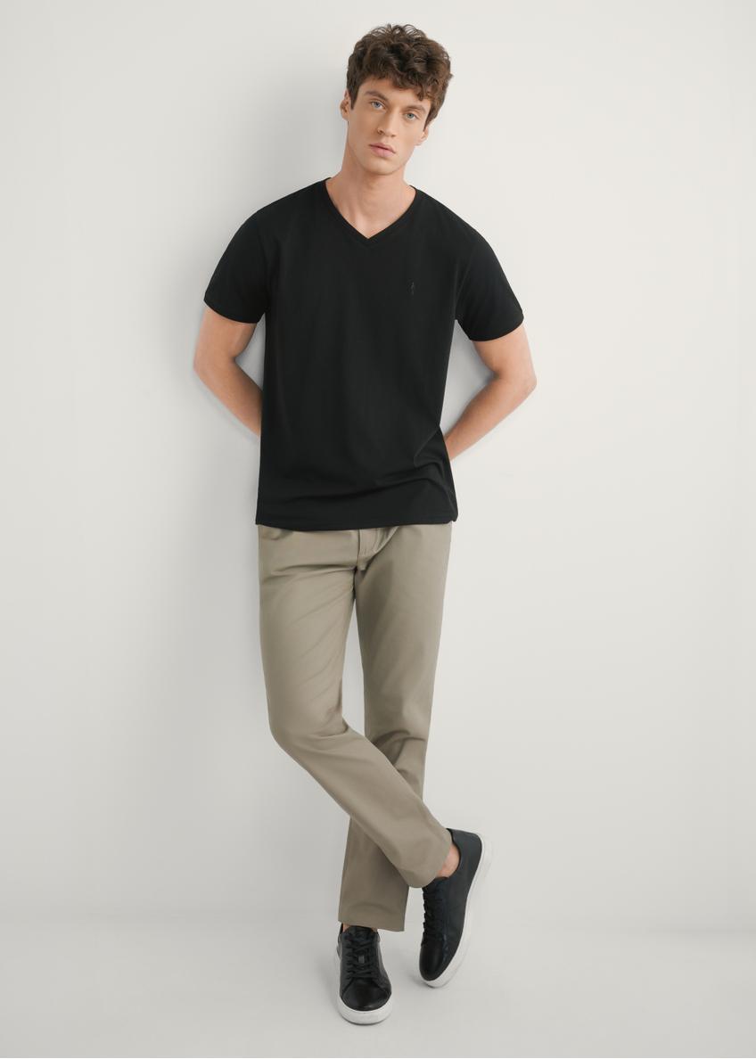 Чоловічі темно-бежеві штани SPOMT-0121-1K(W26)