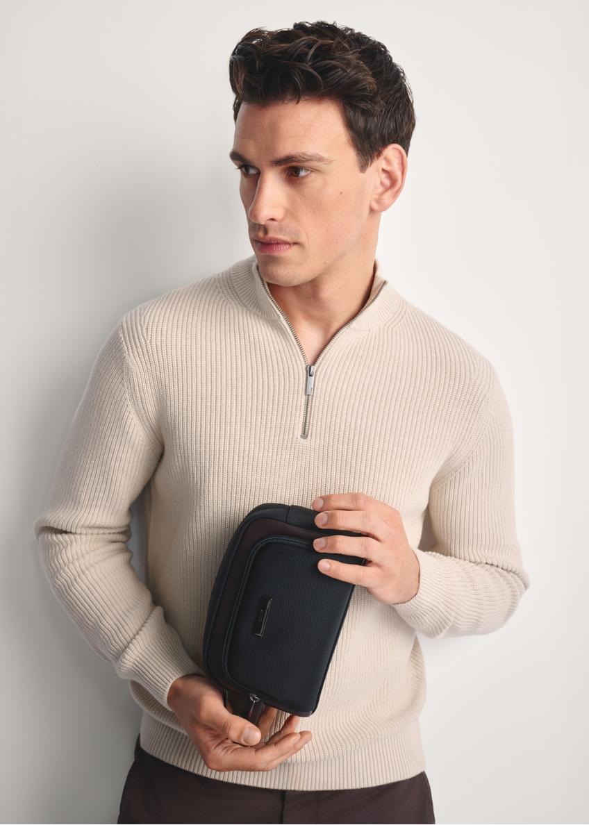 Czarno-brązowa męska kosmetyczka TORMN-0379-98(Z25)