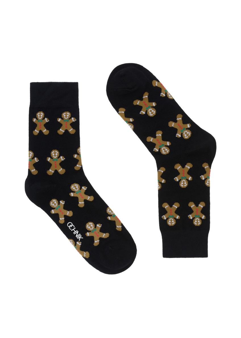 Чоловічі темно-сині різдвяні шкарпетки SKAMT-0158A-69(Z23)-01