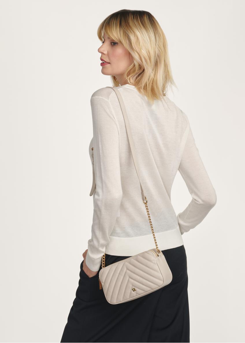 Мала кремова жіноча сумка TOREC-1051-12(Z25)