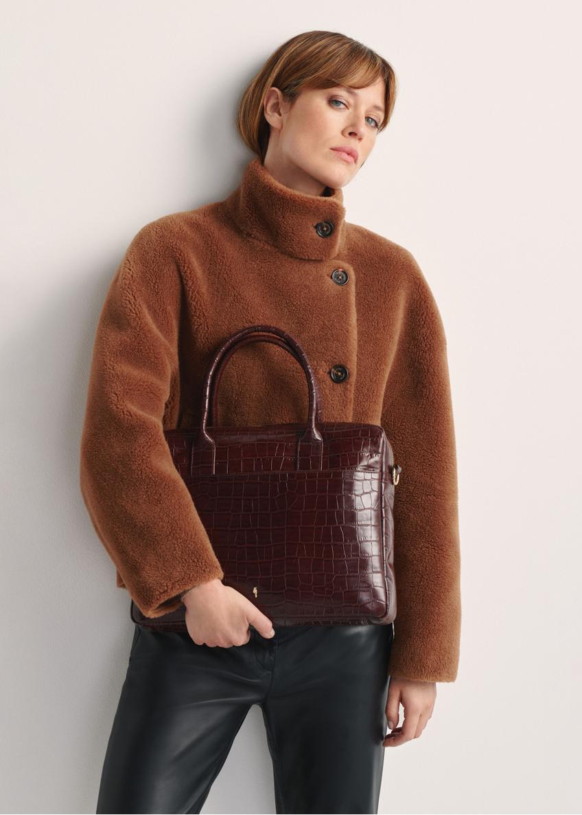 Шкіряна елегантна жіноча сумка в стилі кроко TORES-1128F-1H(W26)