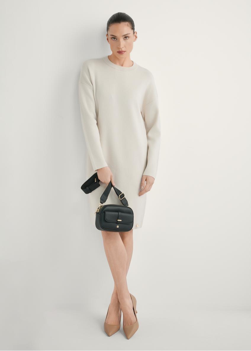 Мала чорна жіноча сумка TOREC-1174-99(W26)