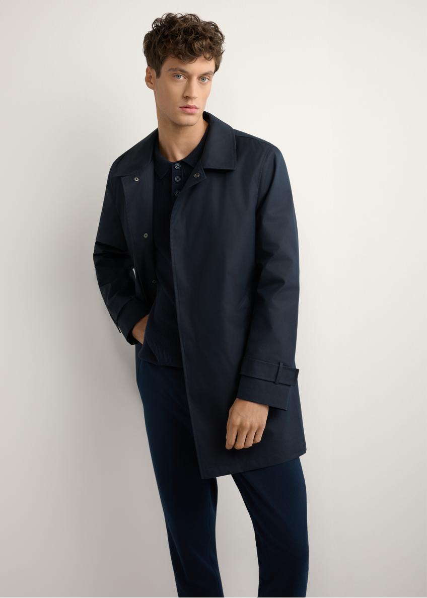 Темно-синя чоловіча куртка з утеплювачем KURMT-0408-7D(W26)