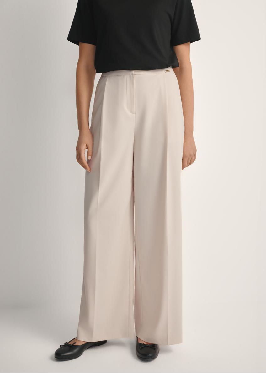 Світло-бежеві жіночі штани SPODT-0119-1A(W26)