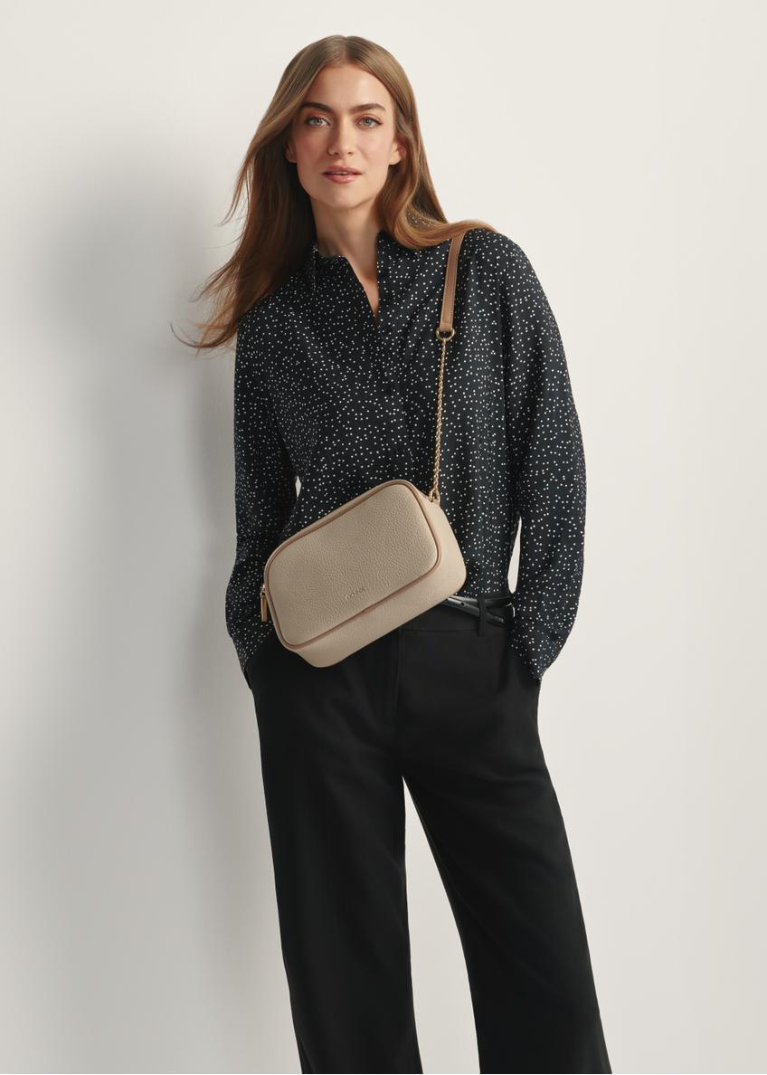 Маленька бежева жіноча сумка TOREC-1164-1D(W26)