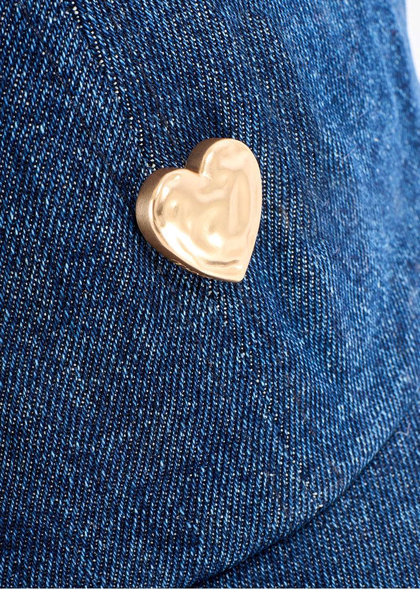 Джинсова кепка з козирком CZALT-0017-7H(W26)