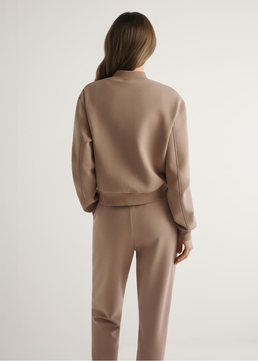 Жіноча толстовка кольору камел BLZDT-0121-1D(W26)