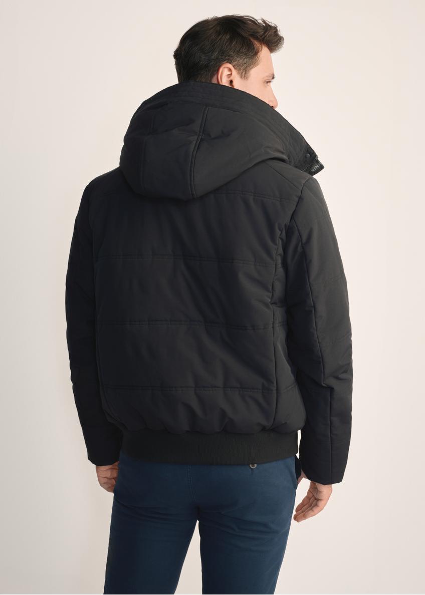 Czarna zimowa kurtka męska KURMT-0273-99(Z25)