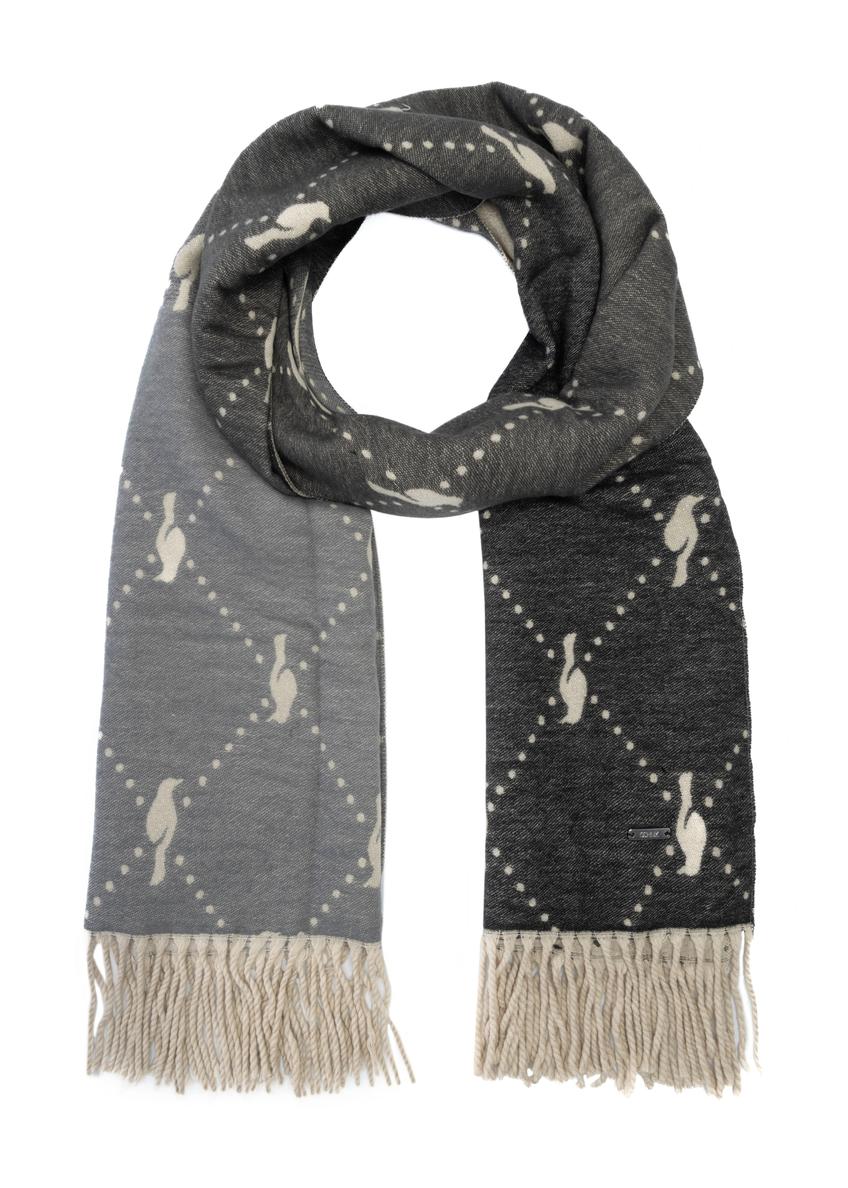 Duży szal damski dwustronny SZADT-0160A-91(Z25)