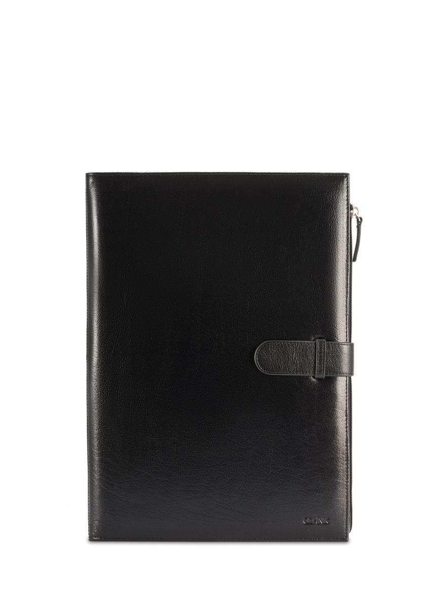 Чоловіча чорна шкіряна портфель TORMS-0480-99(Z25)