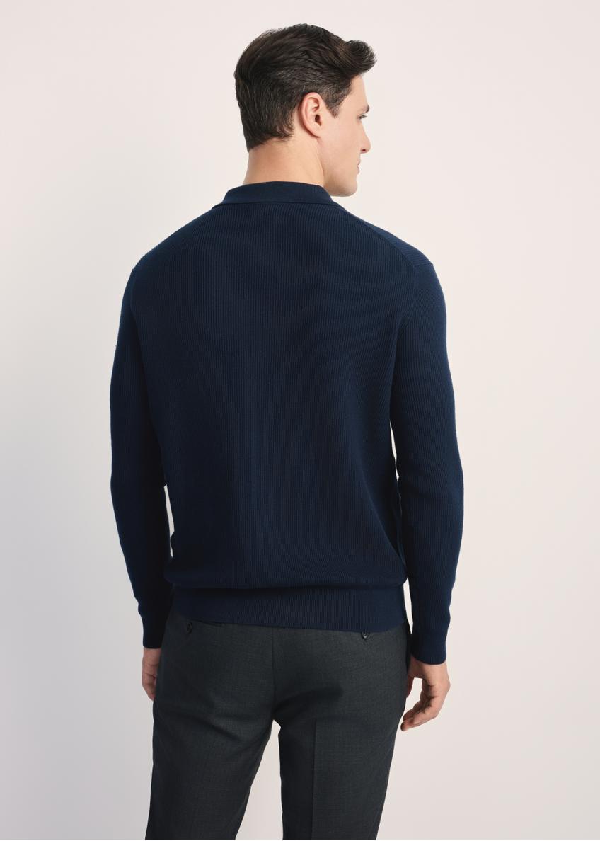 Темно-синій чоловічий кардиган KARMT-0004-68(Z25)