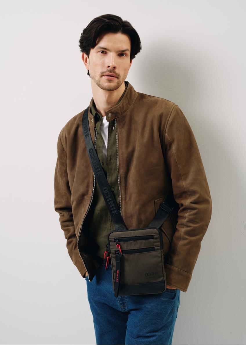 Mała listonoszka męska w kolorze khaki TORMN-0325A-55(W25)