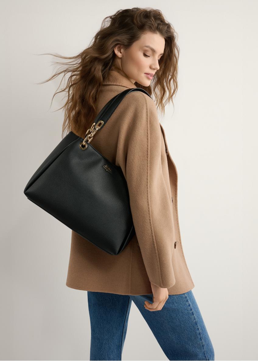 Чорна жіноча сумка TOREC-0998-99(W26)