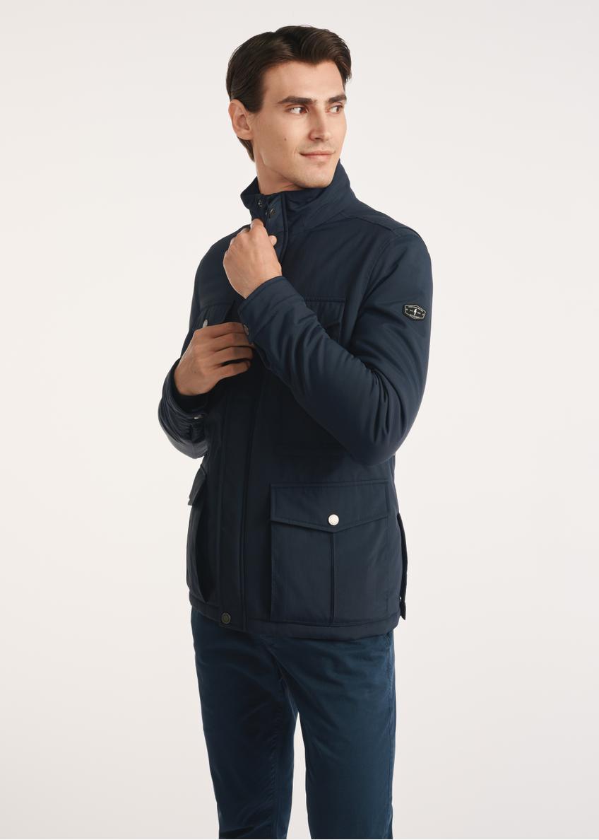 Темно-синя чоловіча куртка KURMT-0398-69(Z25)