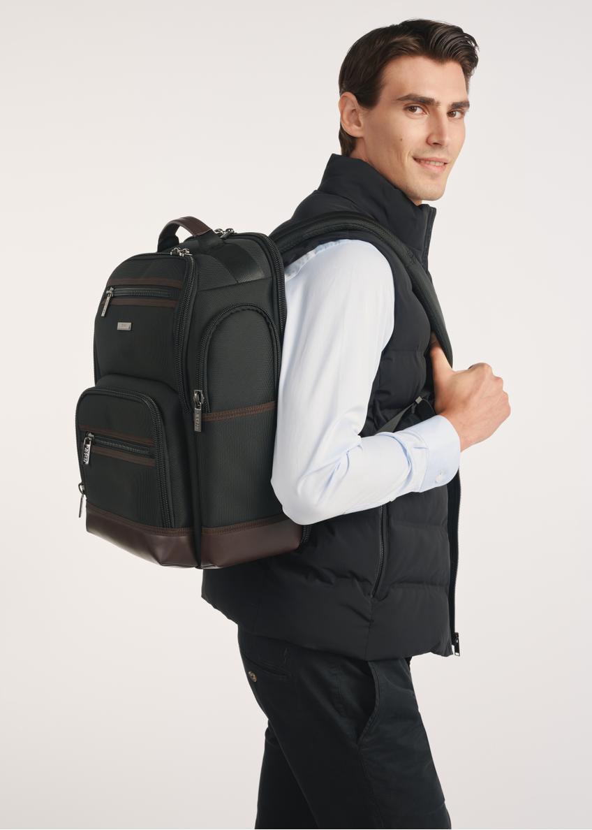 Czarny pojemny plecak męski TORMN-0378-98(Z25)