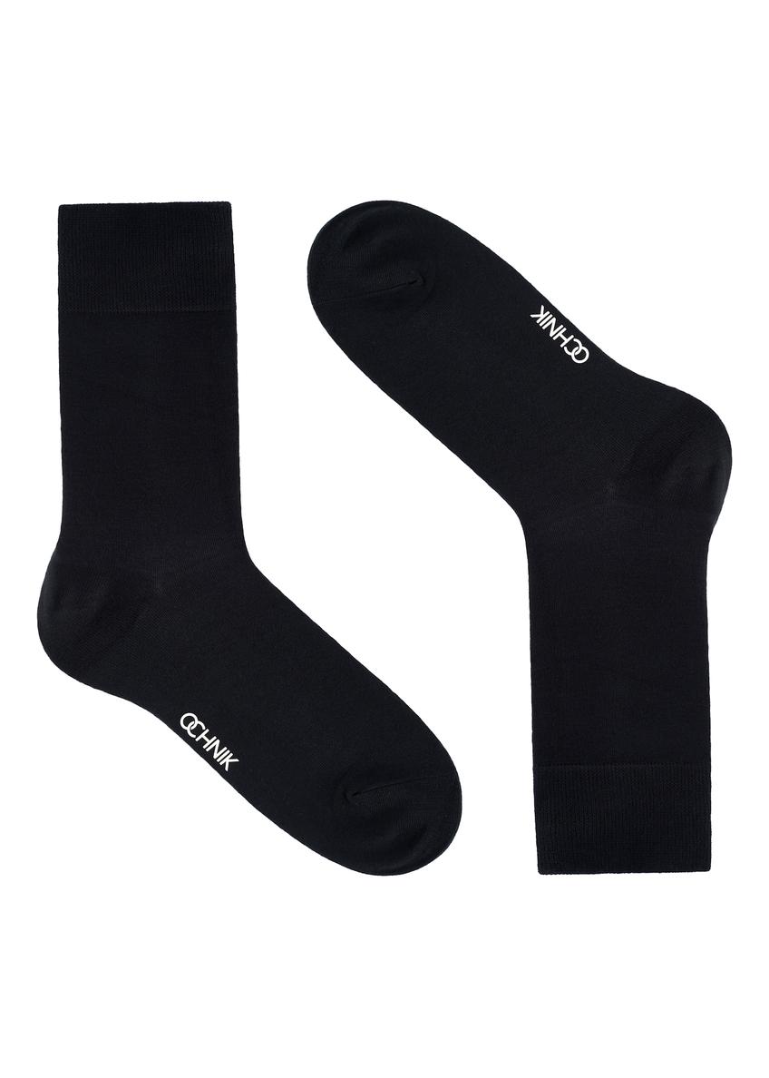 Набір довгих чорних чоловічих шкарпеток ZESMT-0056-99(Z25)