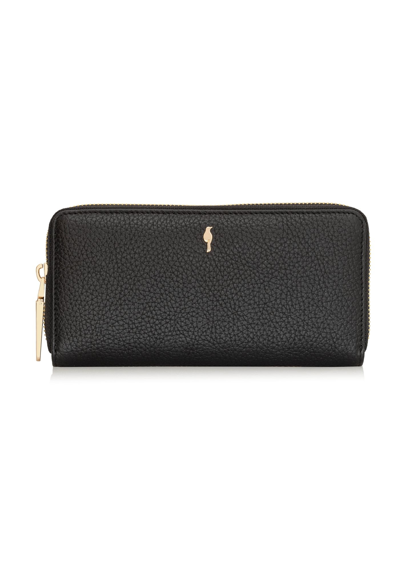 Чорний шкіряний жіночий гаманець PORES-0800E-99(Z24)