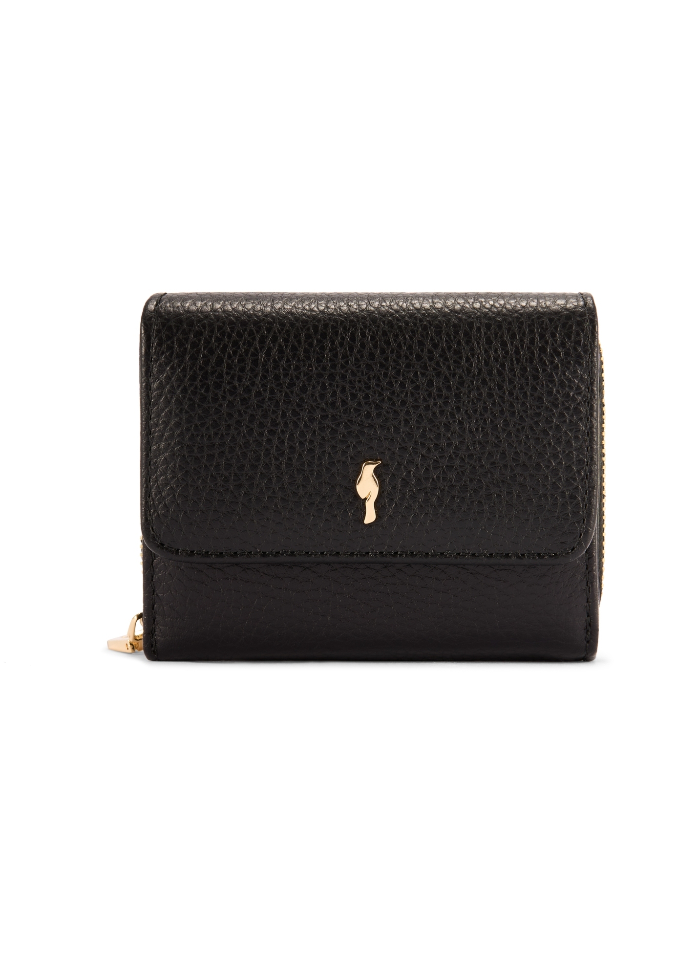 Чорний жіночий шкіряний гаманець з RFID-захистом PORES-0825RFID-99(Z25)