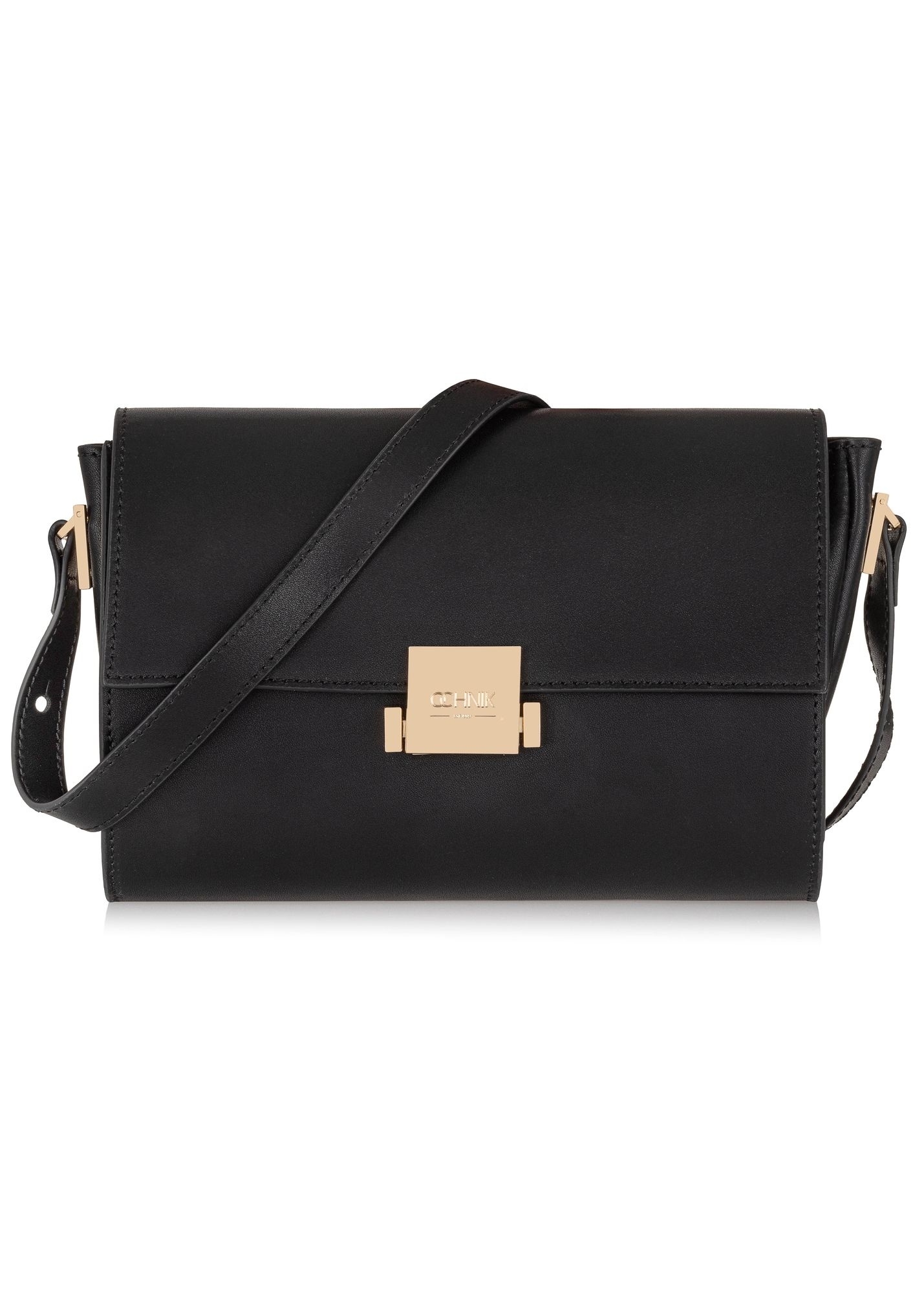 Класична чорна жіноча шкіряна сумка TORES-0954A-99(Z24)