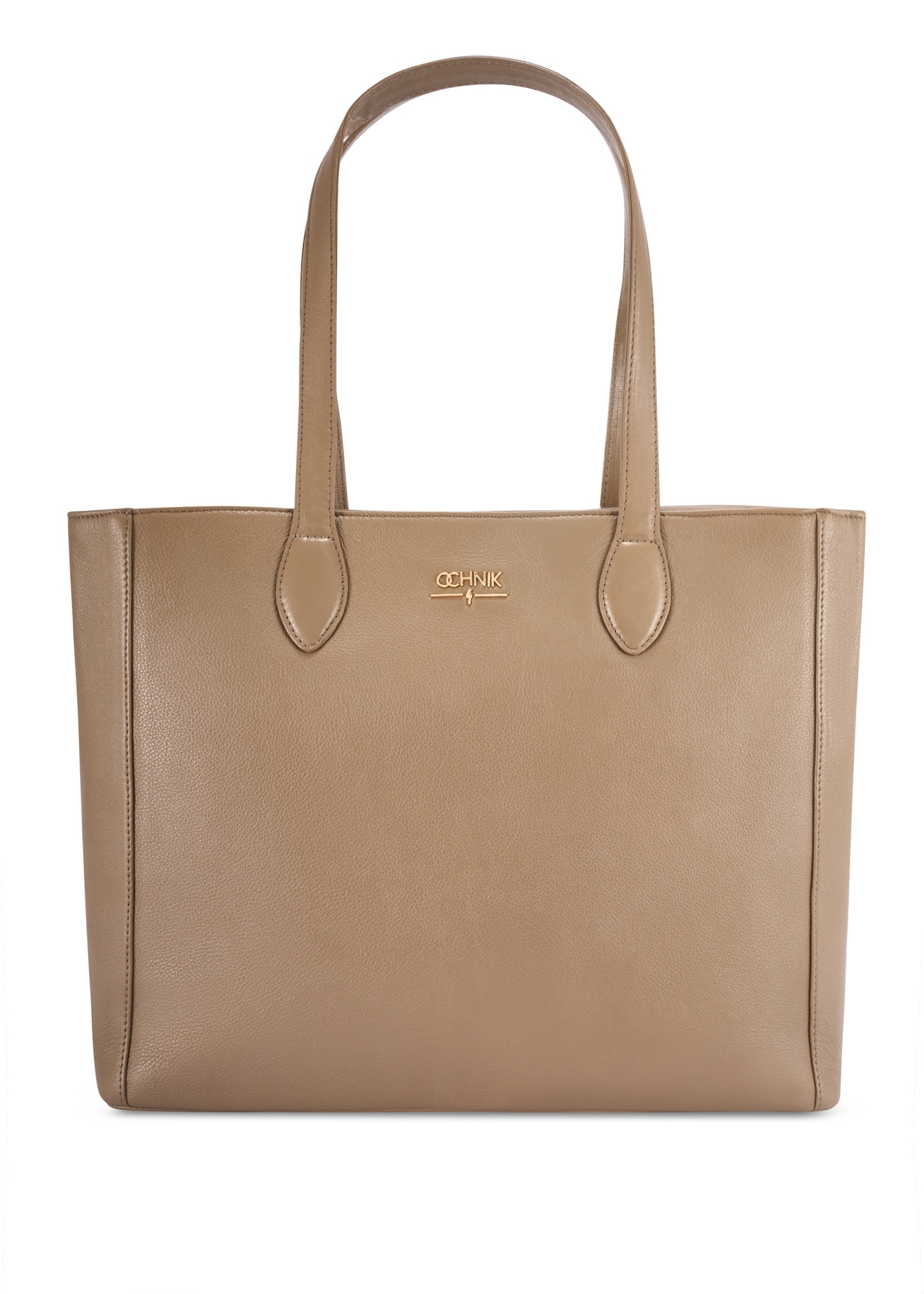 Темно-бежева шкіряна жіноча сумка shopper TORES-0971F-1K(W26)