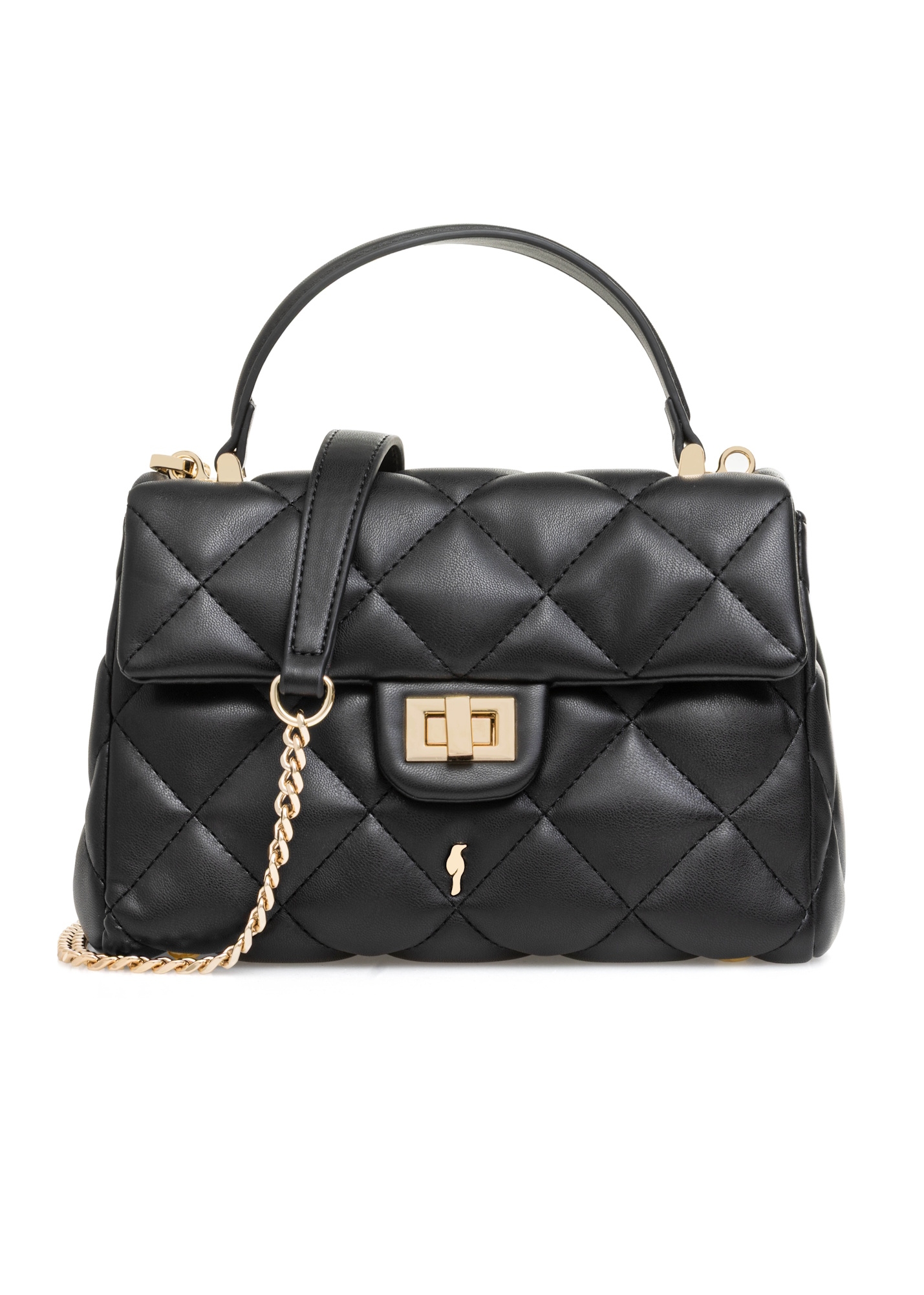 Чорна мала стьобана жіноча сумка TOREC-1092-99(Z25)