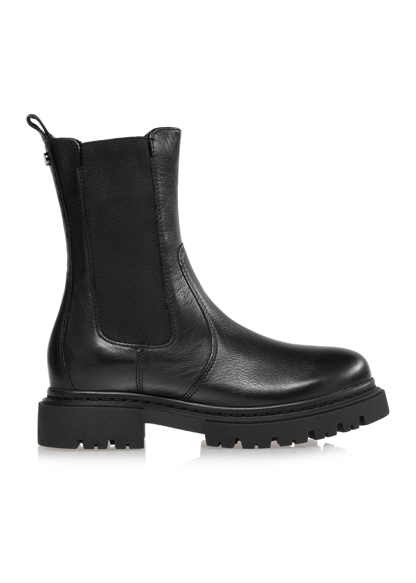 Жіночі чорні шкіряні челсі BUTYD-1092-99(Z25)