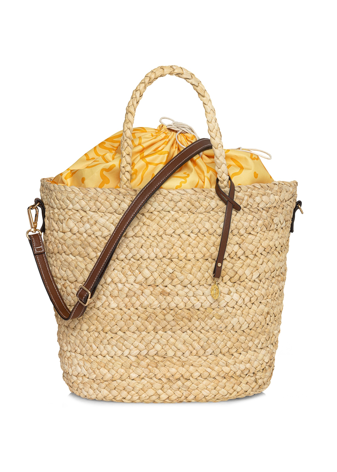 Słomkowa torebka damska shopper TOREC-0939A-25(W25)