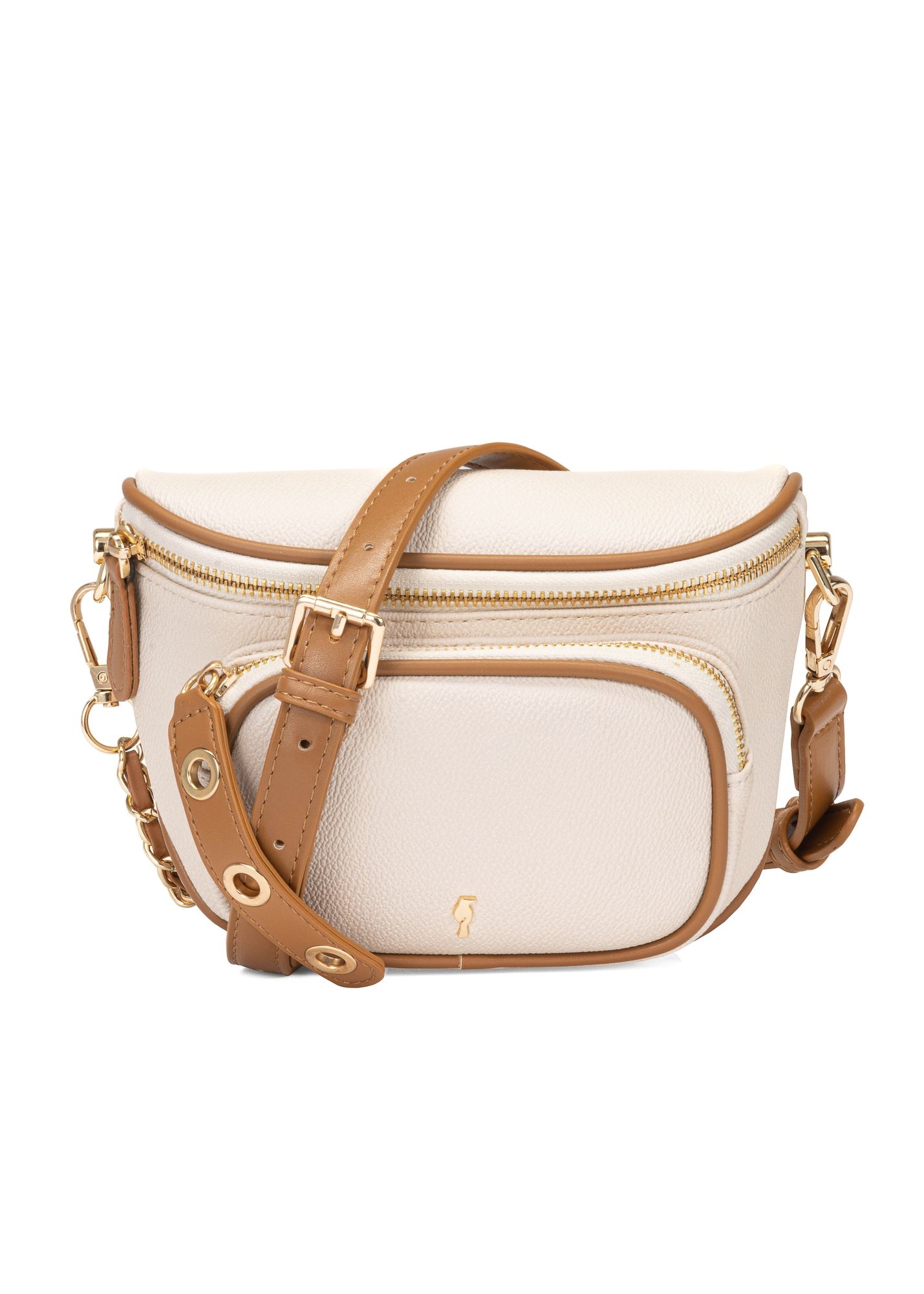 Beżowa saszetka damska TOREC-1000-12(W25)